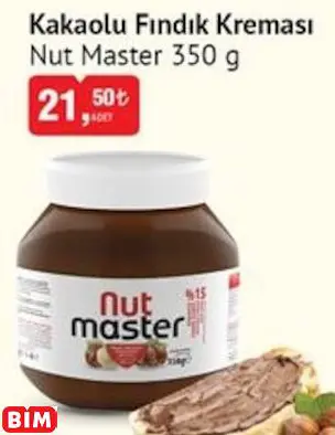 NUT MASTER KAKAOLU FINDIK KREMASI NUT MASTER KAKAOLU FINDIK KREMASI